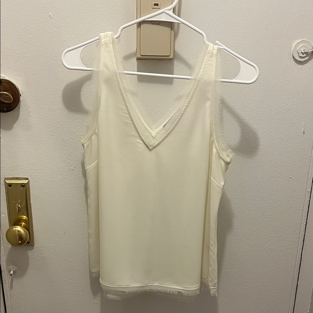Chelsea28 Cream V-Neck Camisole